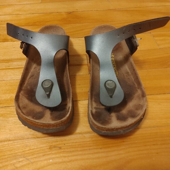 Slate blue Birkenstock Gizeh sandals - EU 35 - Picture 1 of 3